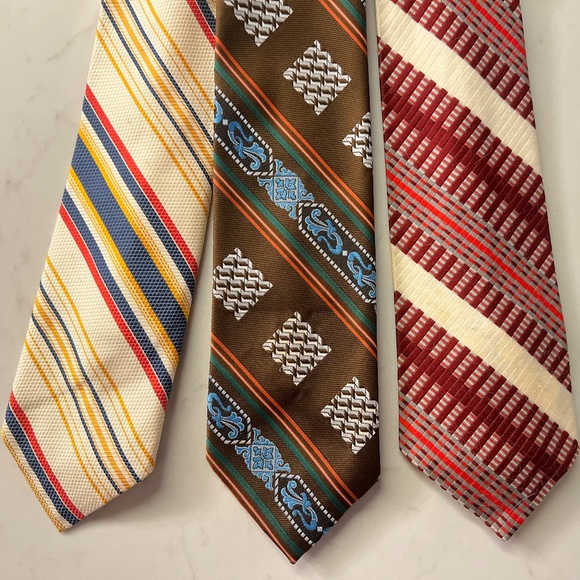 Vintage Ties | Three Retro Ties 70s Ties Sears, Marshall Field, Montgomery Ward - Picture 14 of 16